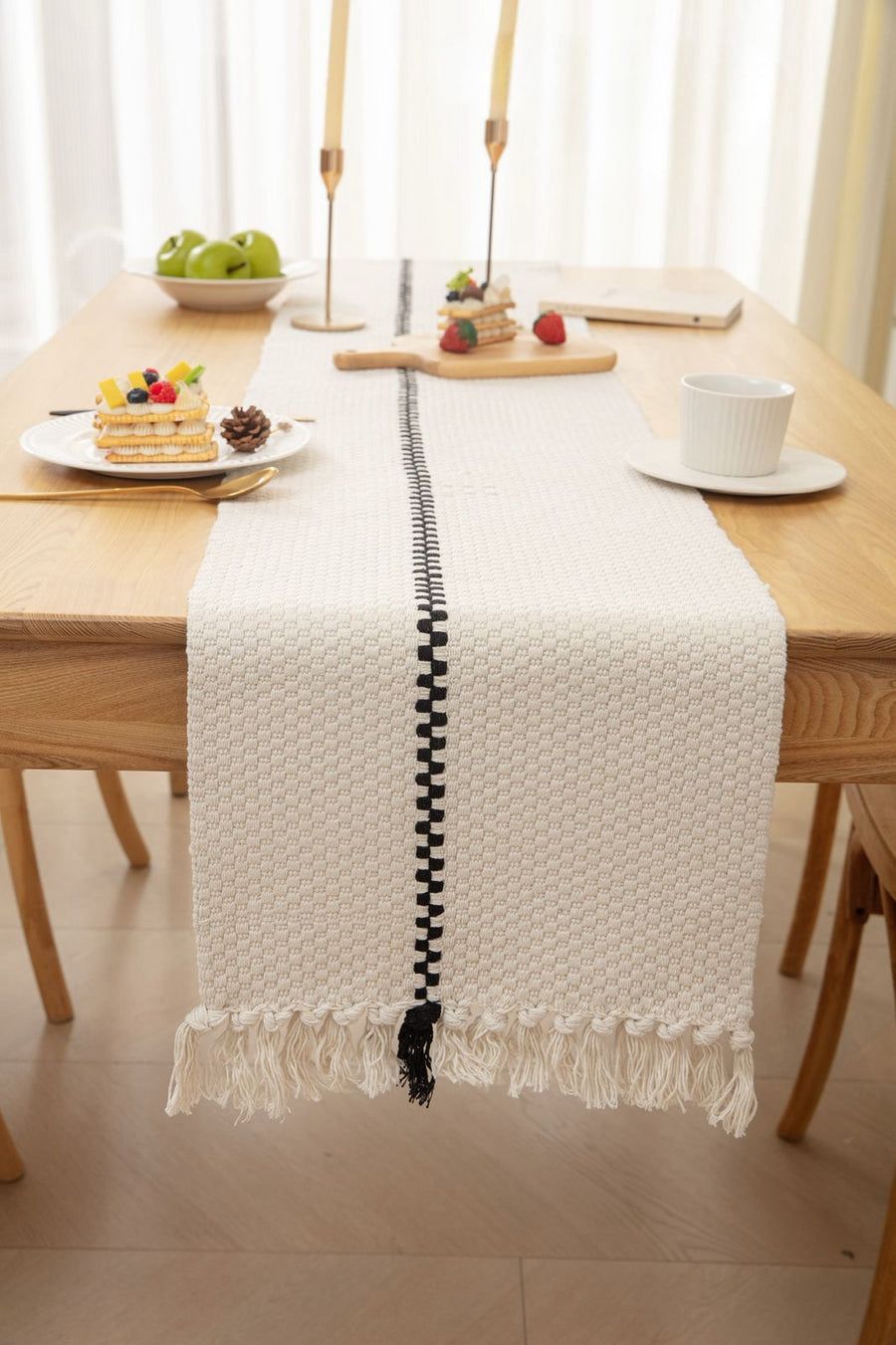 Camino de mesa tejido  35cm x 2.10cm NEW