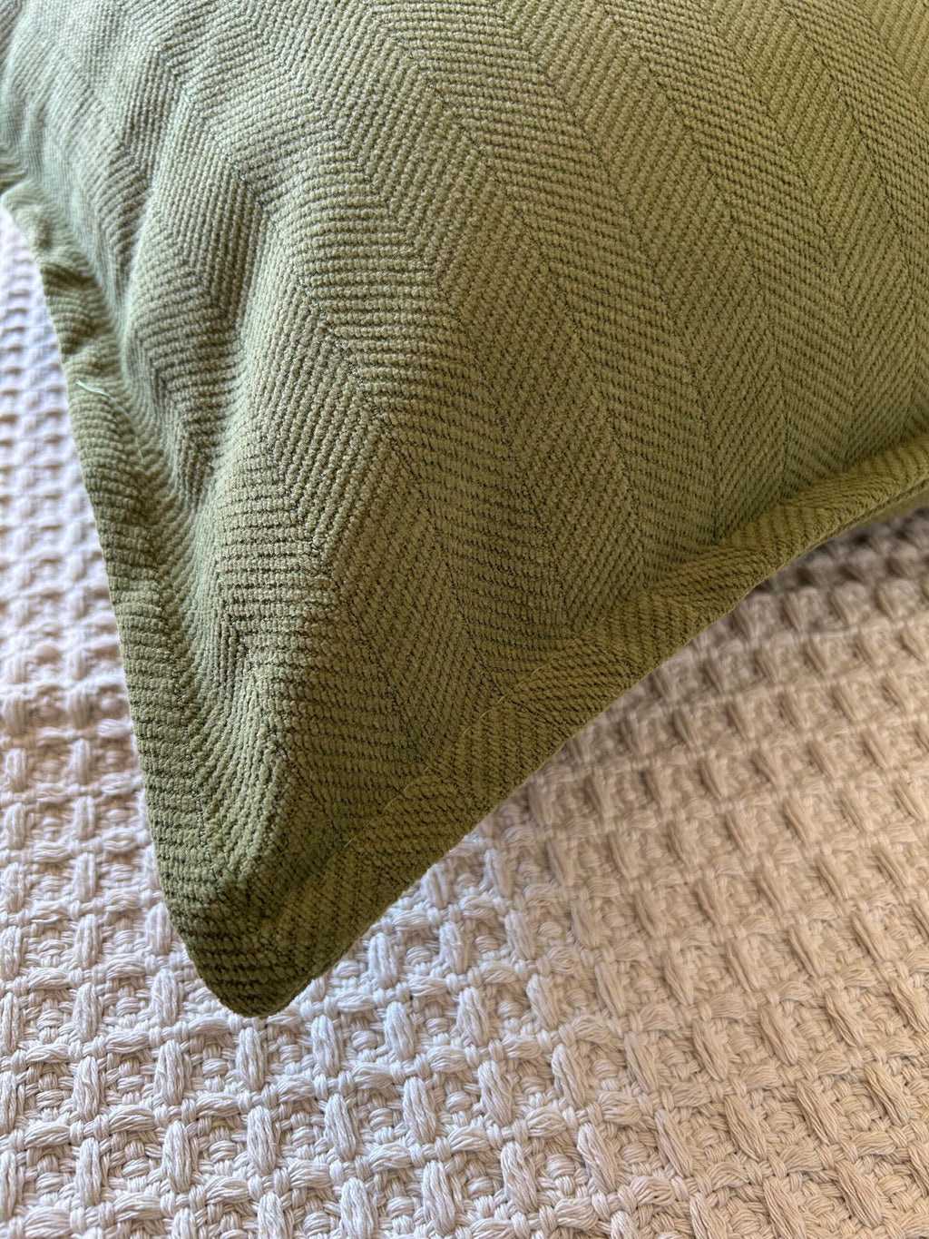 Fundas de cojines chenille liso