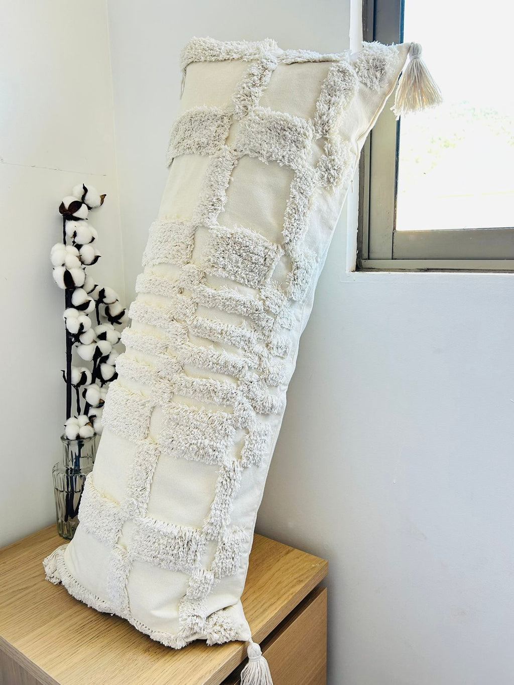 Cojin bohemio rectangular 35 x 90cm