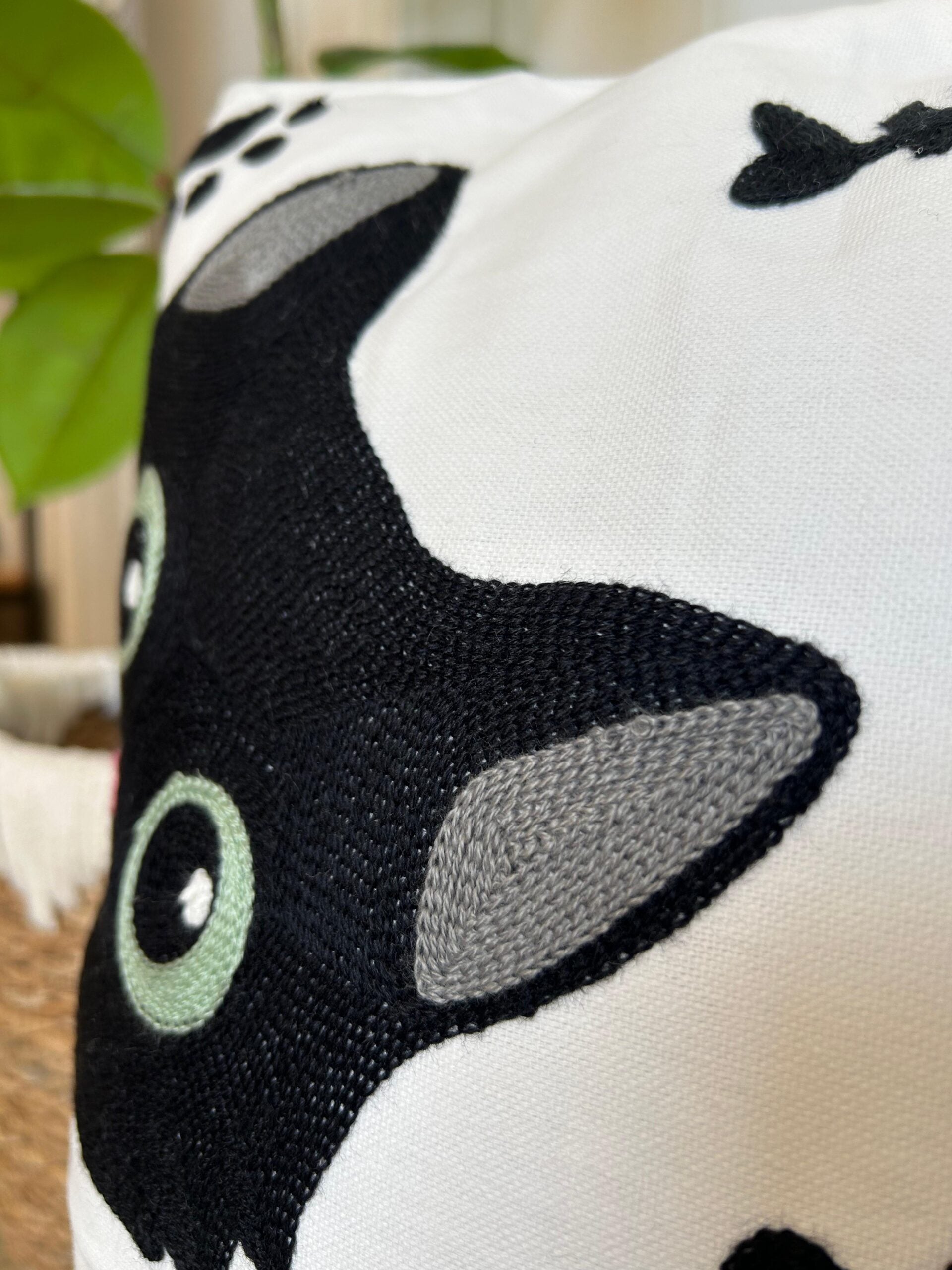 Fundas de cojines bordadas en 45x45cm