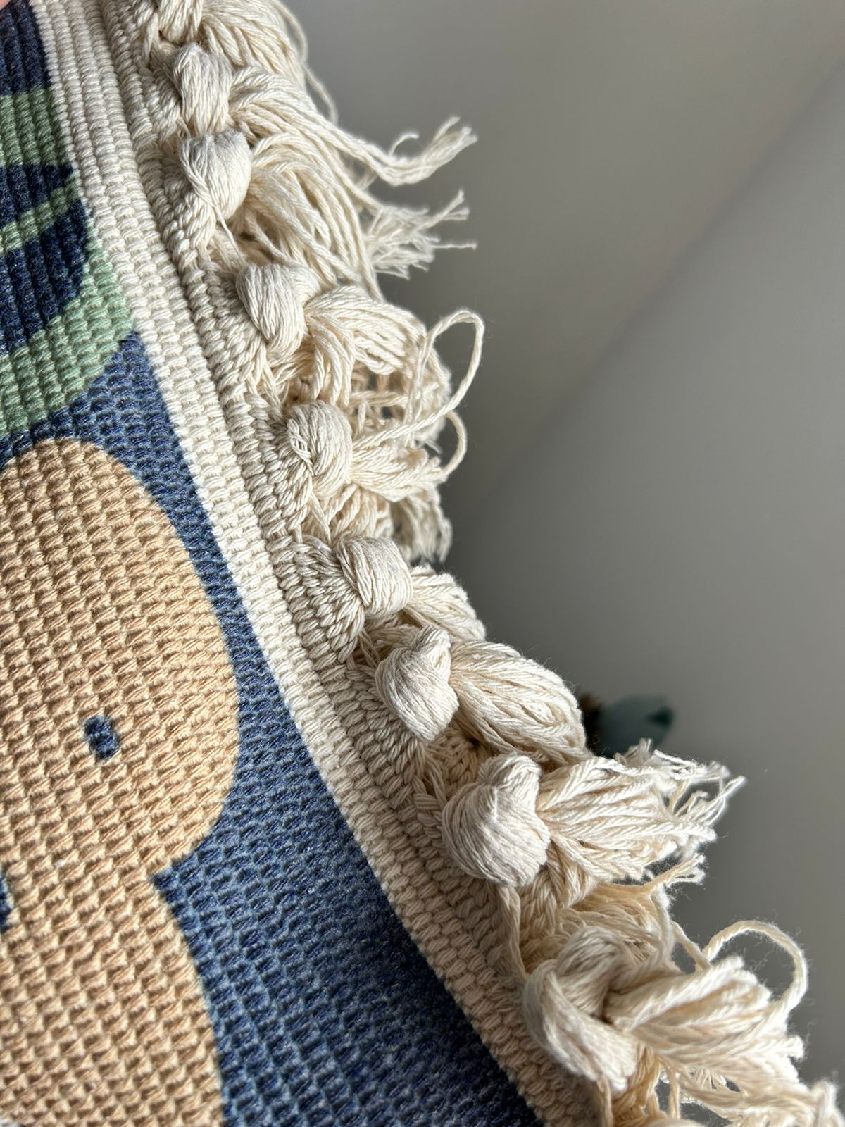 Cojin kilim estampado rectangular 28cm x 90cm