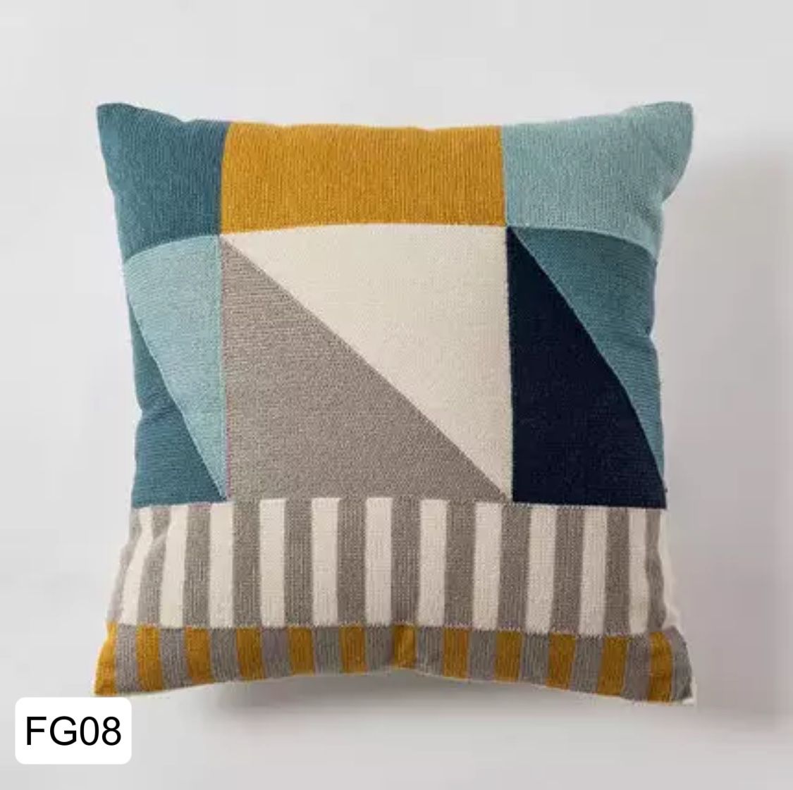 Fundas de cojines con diseños  geométricos