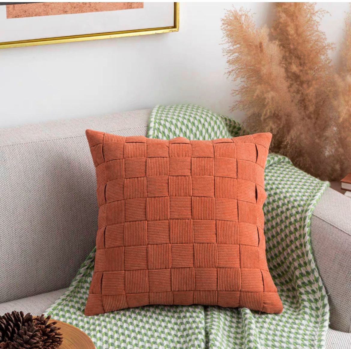 Fundas de cojines entrelazados