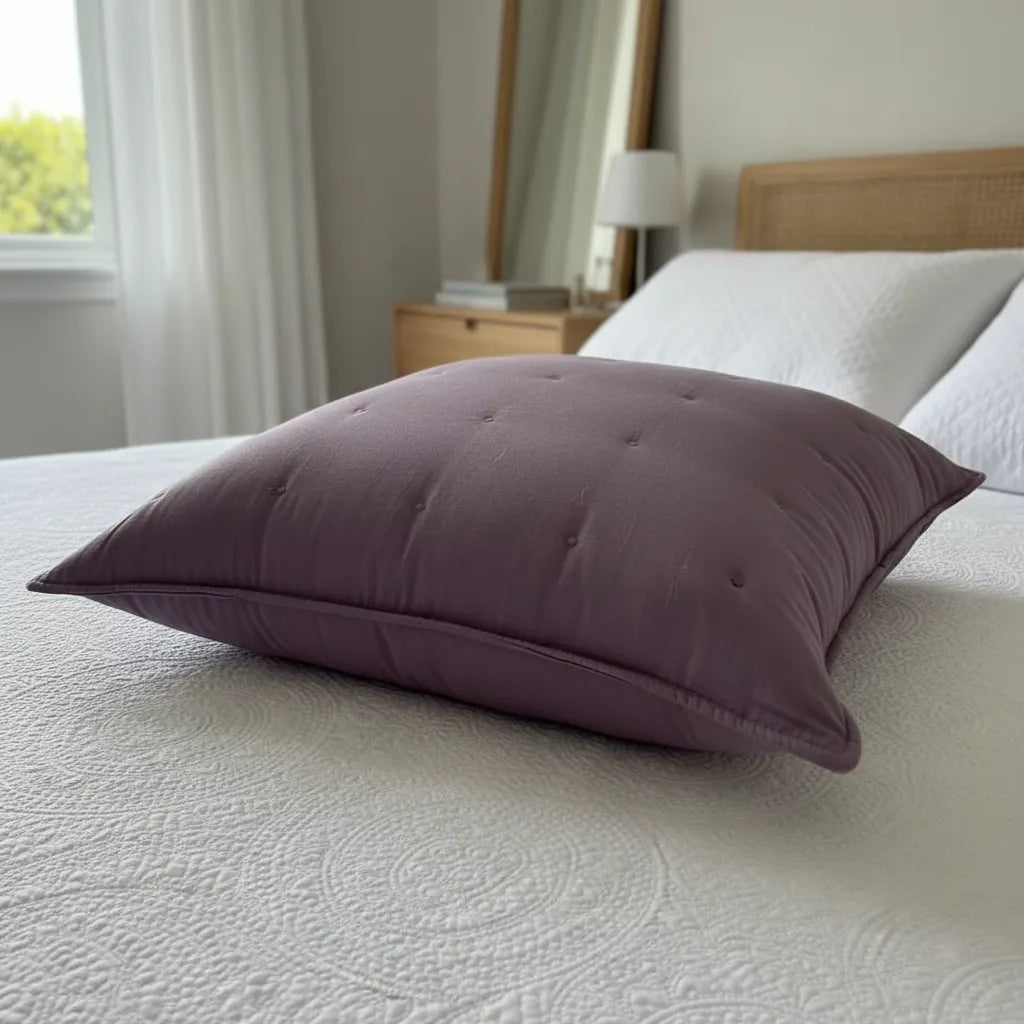 Cojin  Bordado 60×60 Cm · Algodón · Lavanda