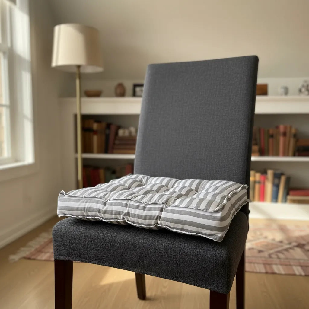 Cojines para Silla Acolchados 40x40x7cm gris · Alto Confort & Diseño Decorativo