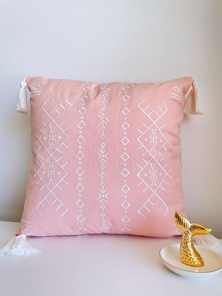 Fundas de cojines bordadas punto