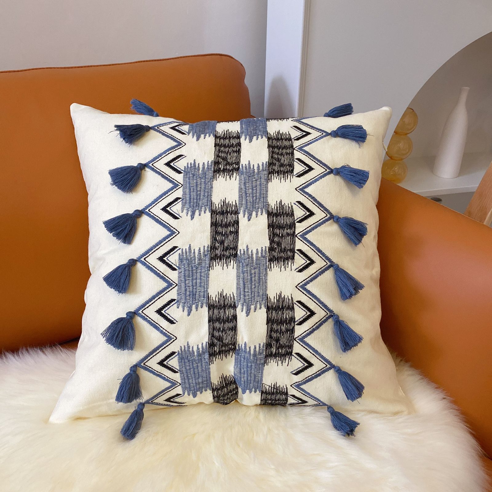 Fundas de cojines punto