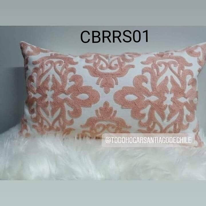 Fundas de cojines Bordadas Rosa