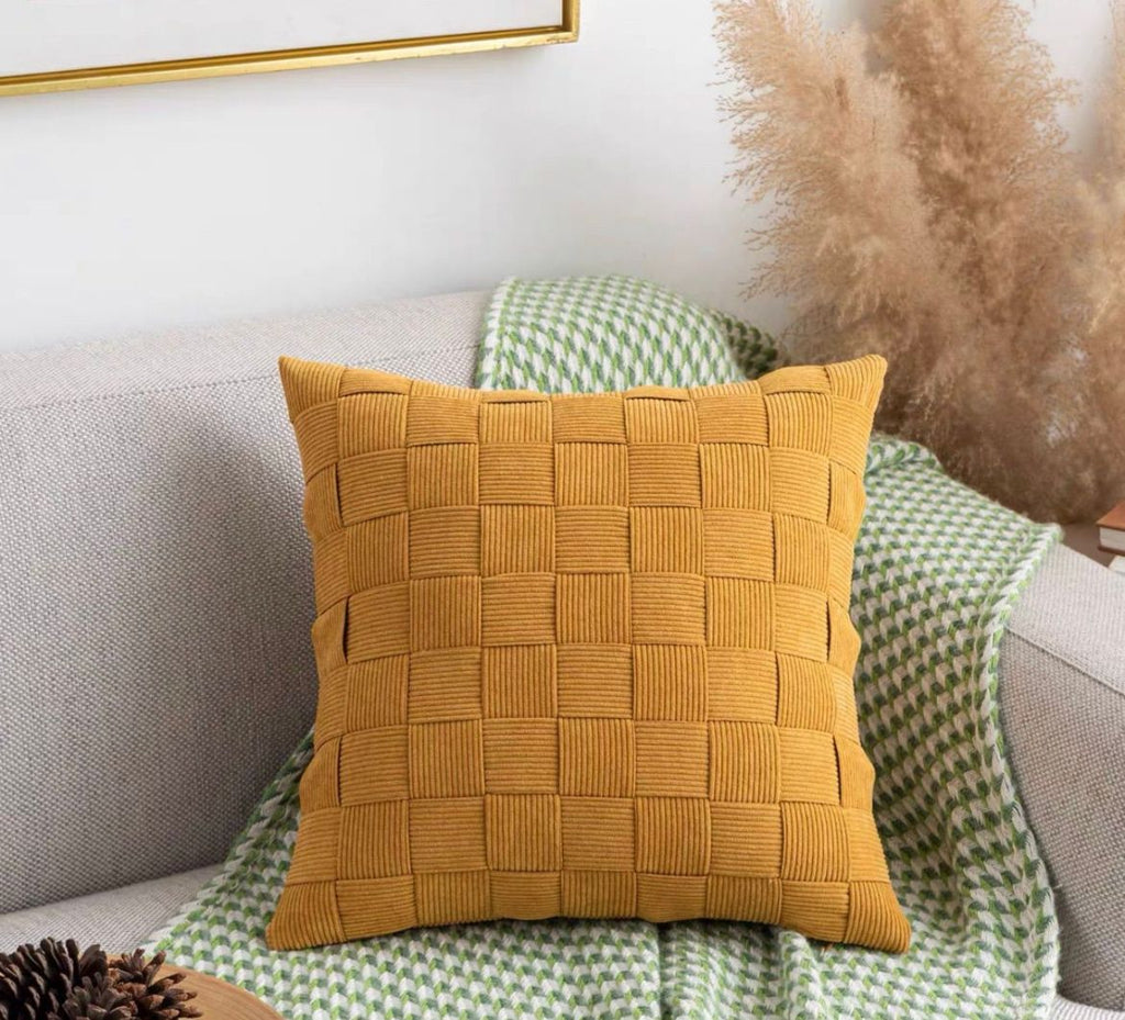 Fundas de cojines entrelazados