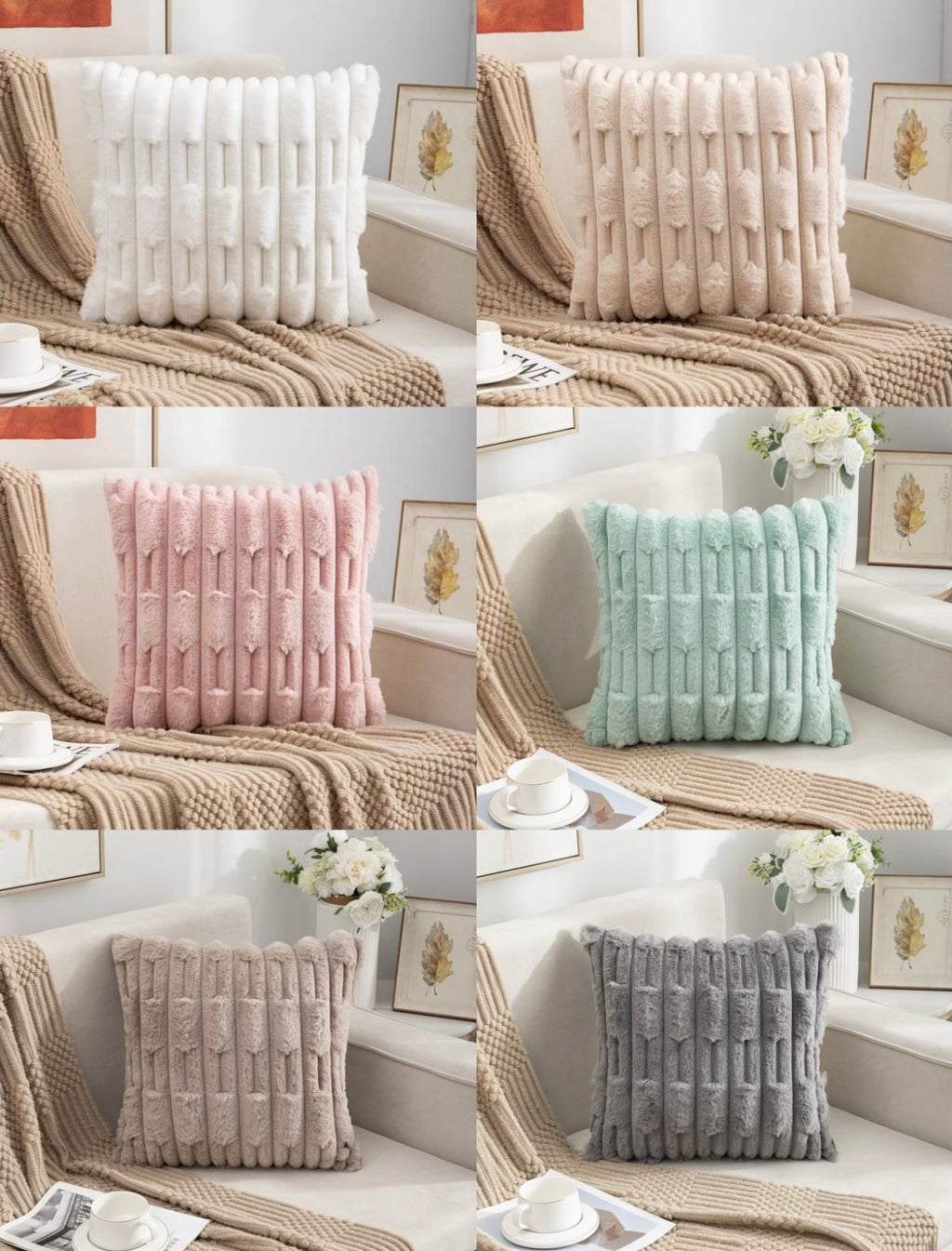 Funda de cojín extra suave con diseño, 45x 45cm