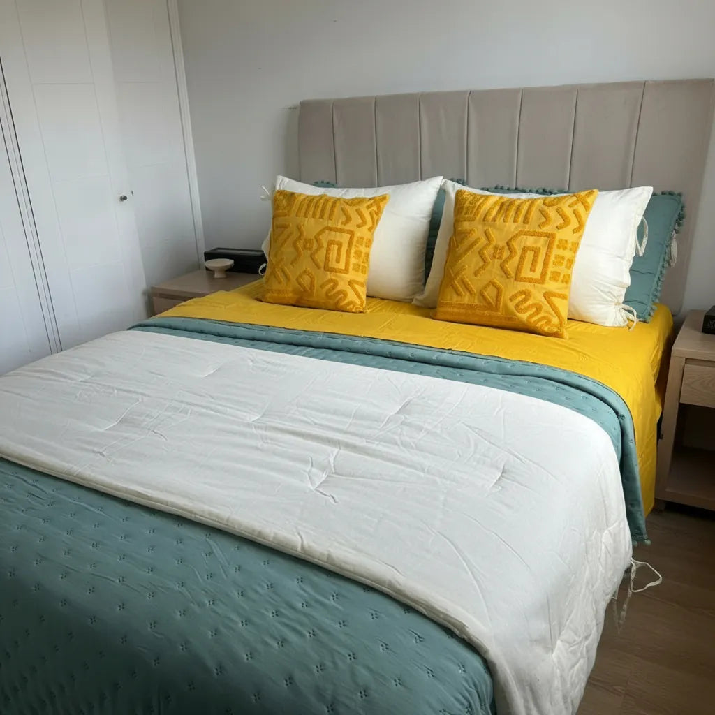 Set Renueva tu Dormitorio – Mostaza (5 Piezas)