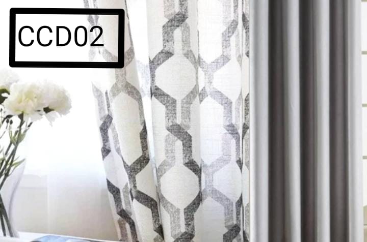 Cortinas Combinadas Con Diseño