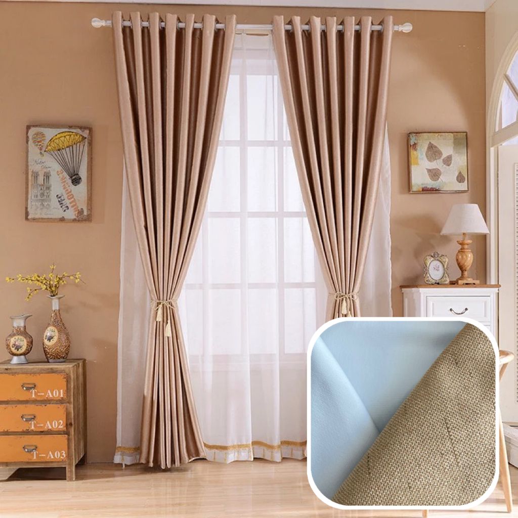 Cortinas black out engomada