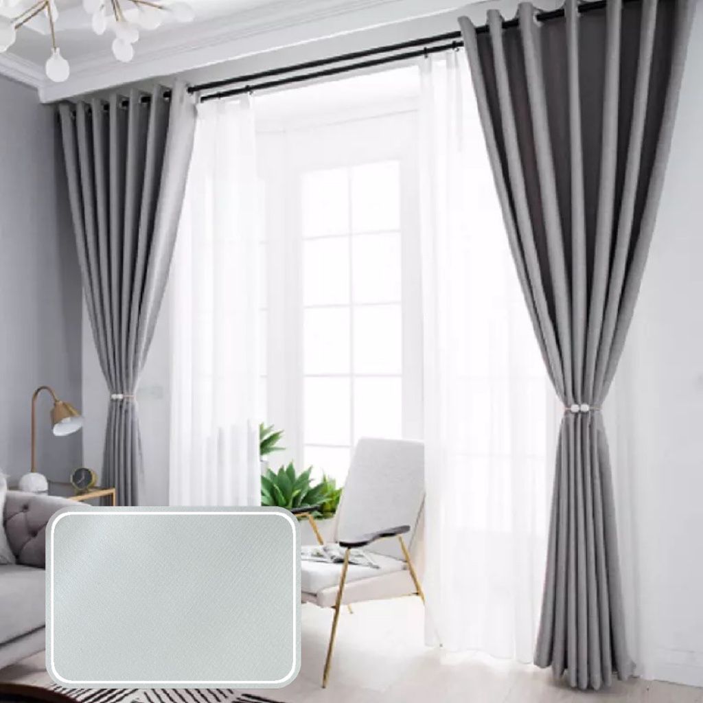 Cortinas black out engomada