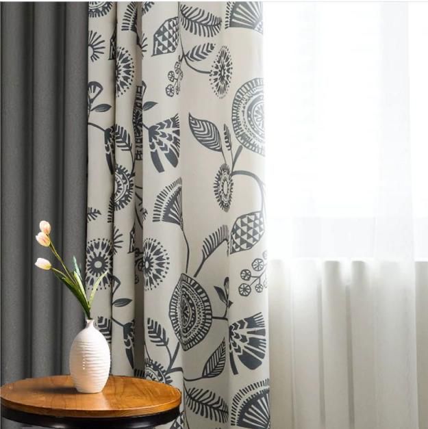 Cortinas Combinadas Con Diseño