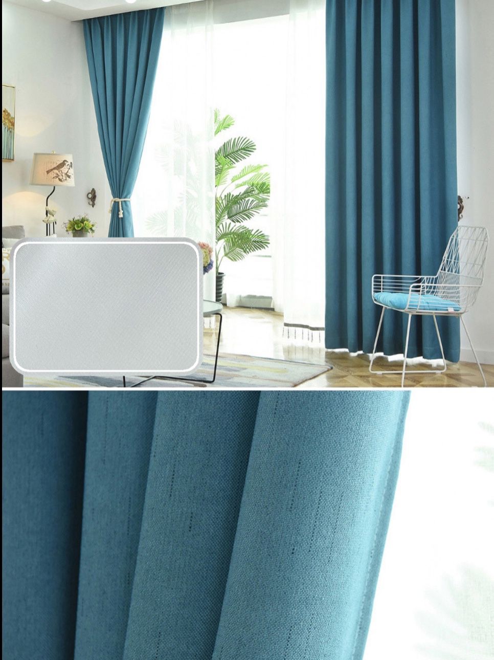 Cortinas black out engomada