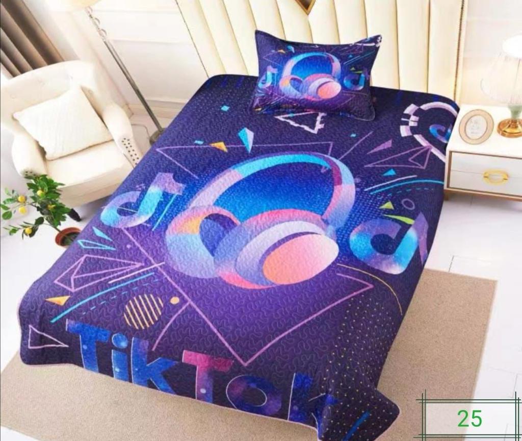 60% Descuento, cubrecamas infantiles 1.5