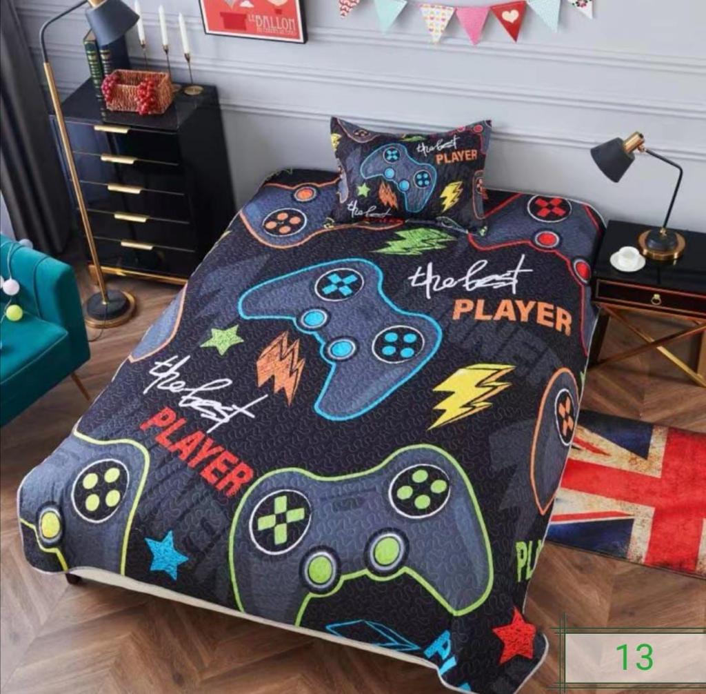 60% Descuento, cubrecamas infantiles 1.5