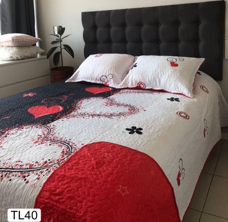 Cubrecamas 2 plazas  con diseño