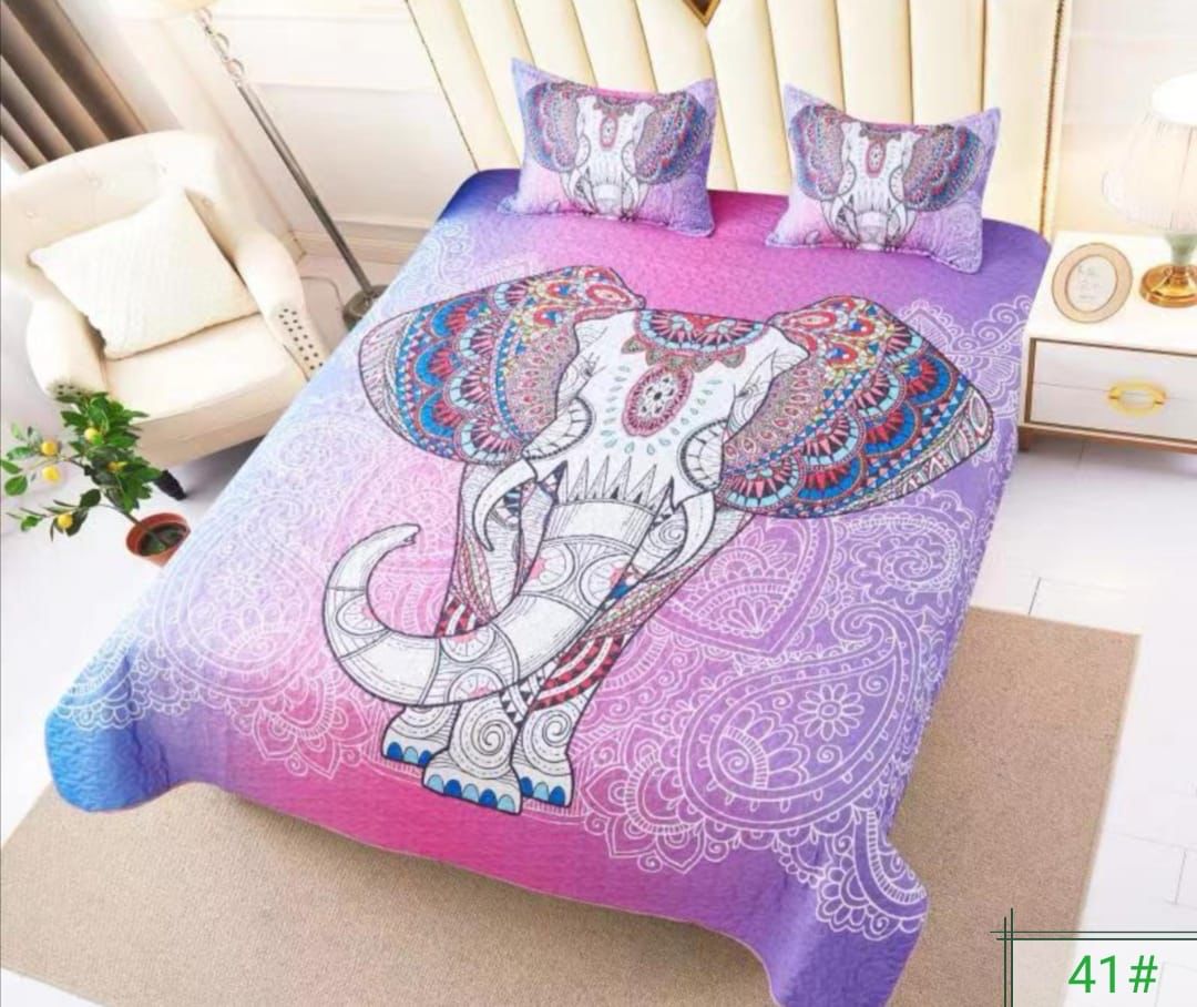 60% descuentos, cubrecamas 2 plazas  con diseño