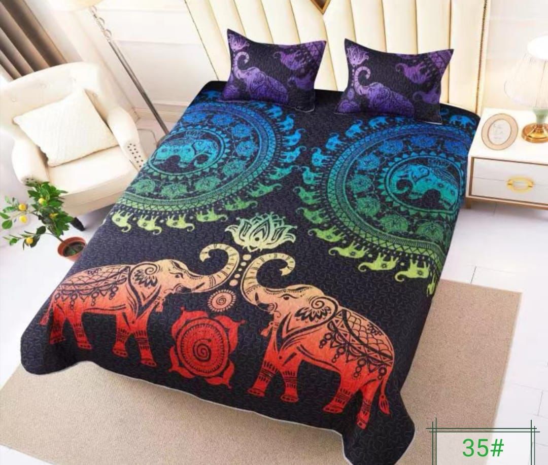 60% descuentos, cubrecamas 2 plazas  con diseño