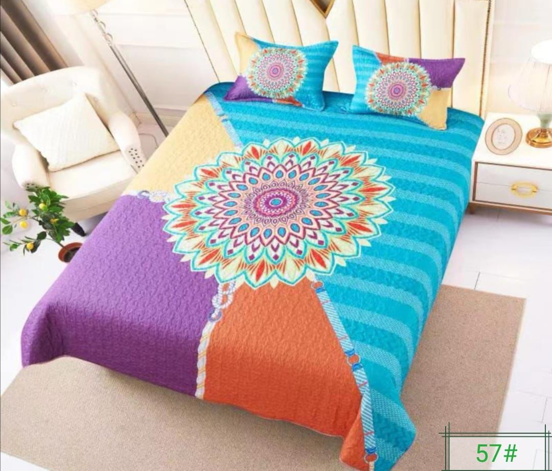 60% descuentos, cubrecamas 2 plazas  con diseño