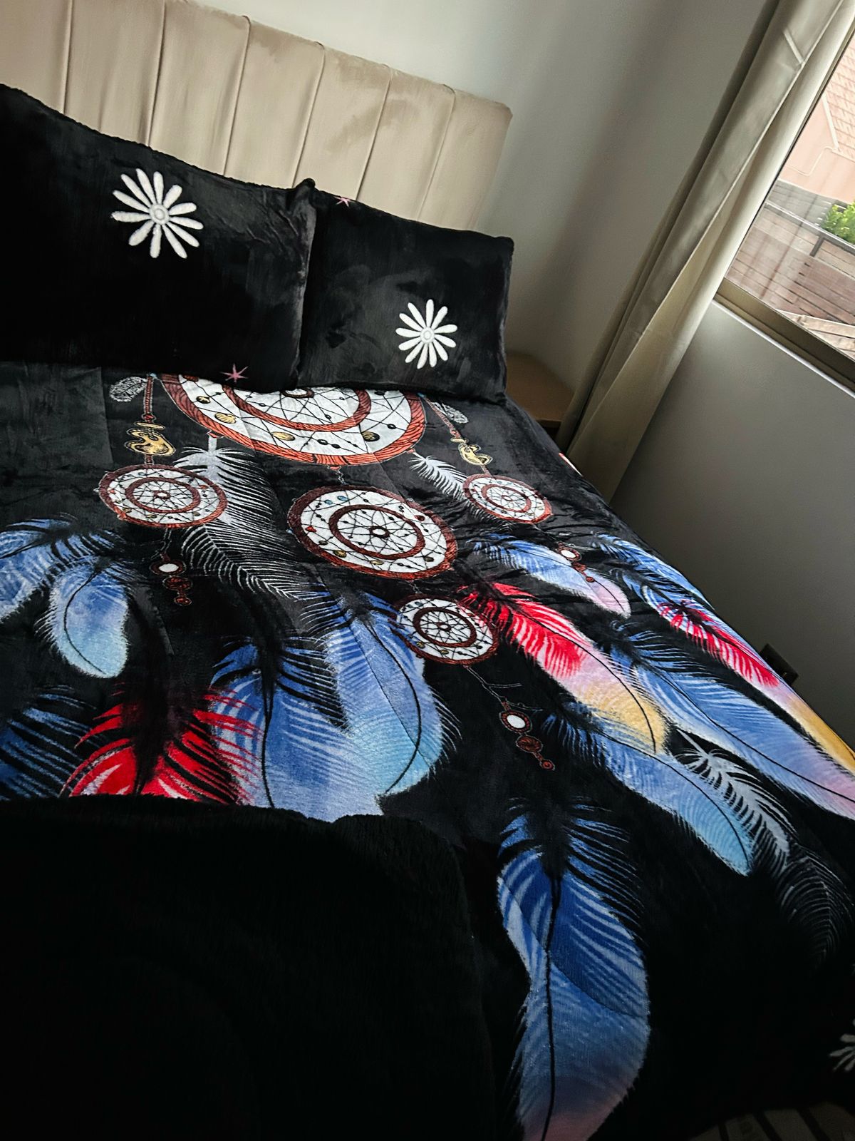 Cubrecama polar con Chiporro 2 plazas atrapasueños