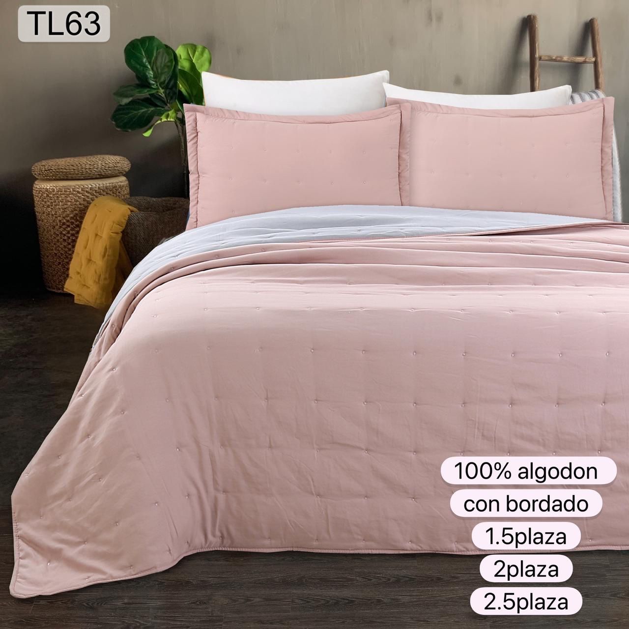 Cubrecamas Algodón bordados