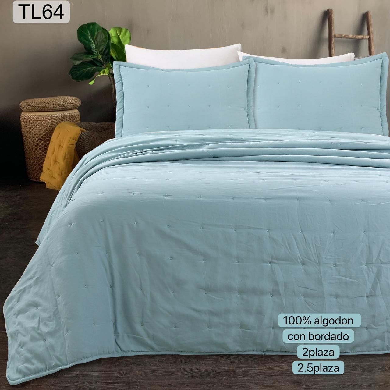 Cubrecamas Algodón bordados super king