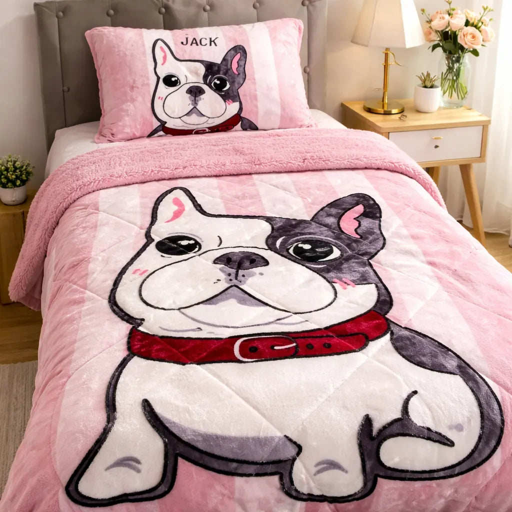 Cubrecama Infantil Polar con Chiporro 1.5 Plazas – Súper Suave y Calentito