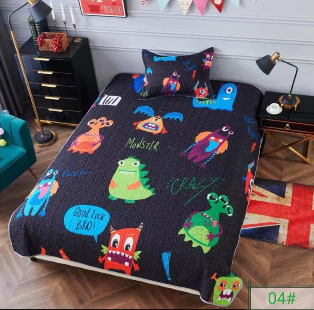 60% Descuento, cubrecamas infantiles 1.5