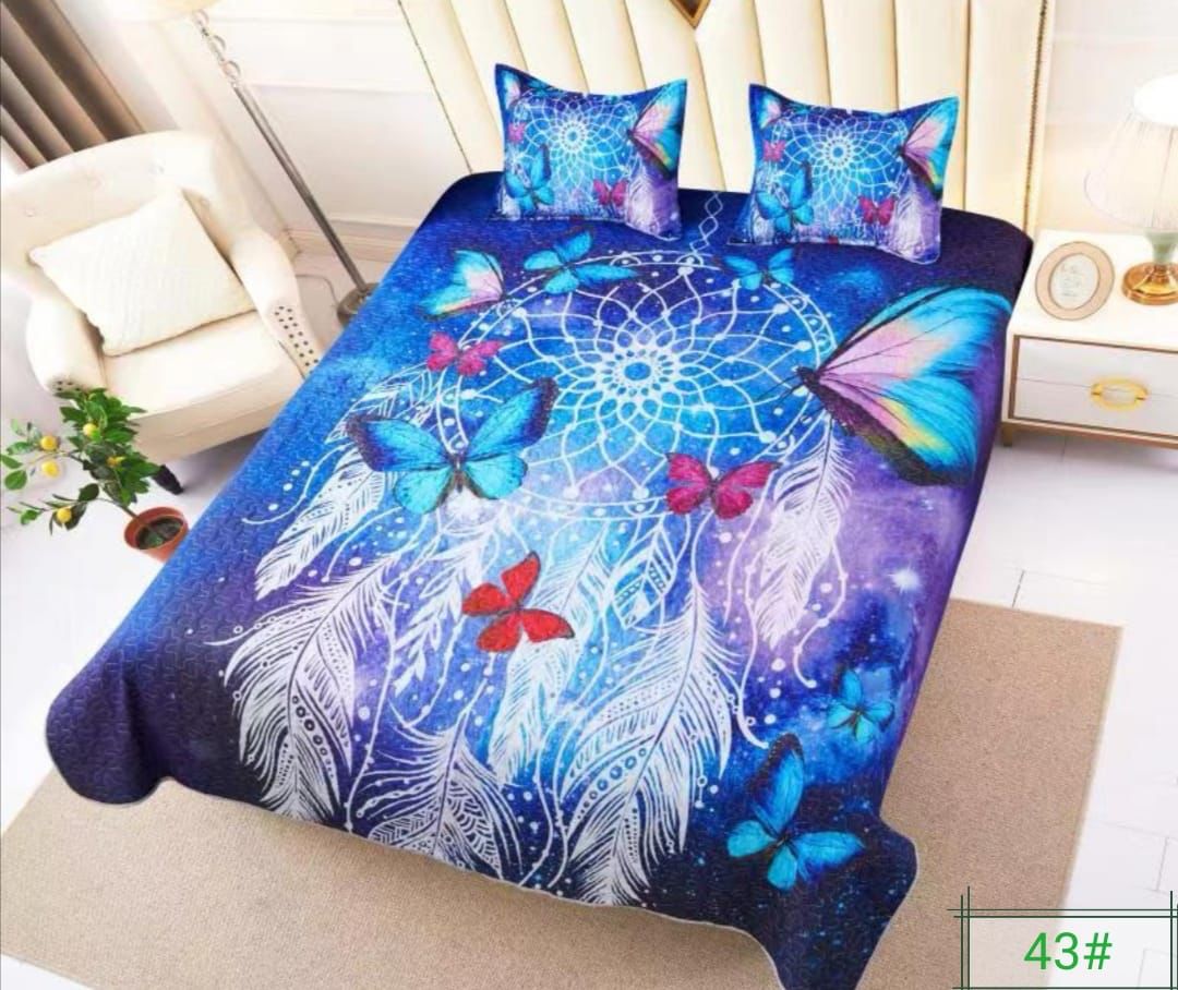 60% descuentos, cubrecamas 2 plazas  con diseño