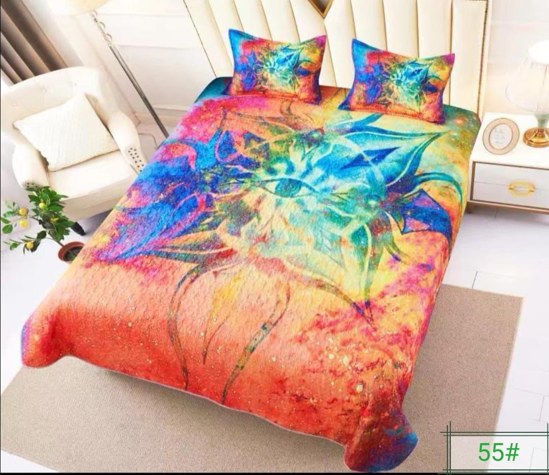 60% descuentos, cubrecamas 2 plazas  con diseño