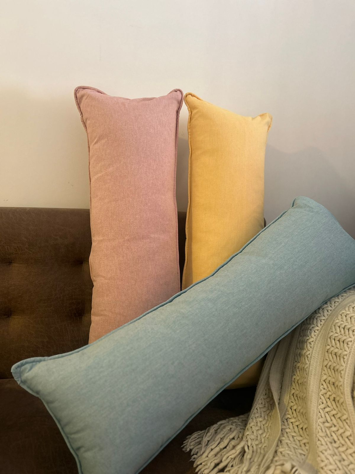 Cojin un tono rectangular 35 x 90cm