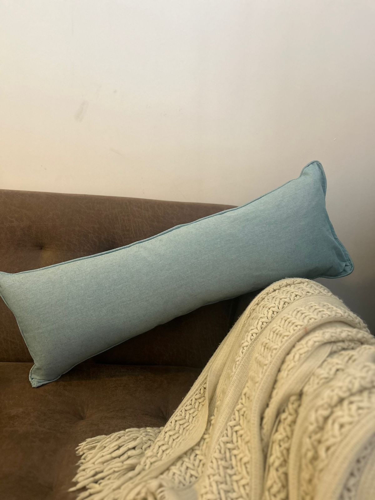 Cojin un tono rectangular 35 x 90cm