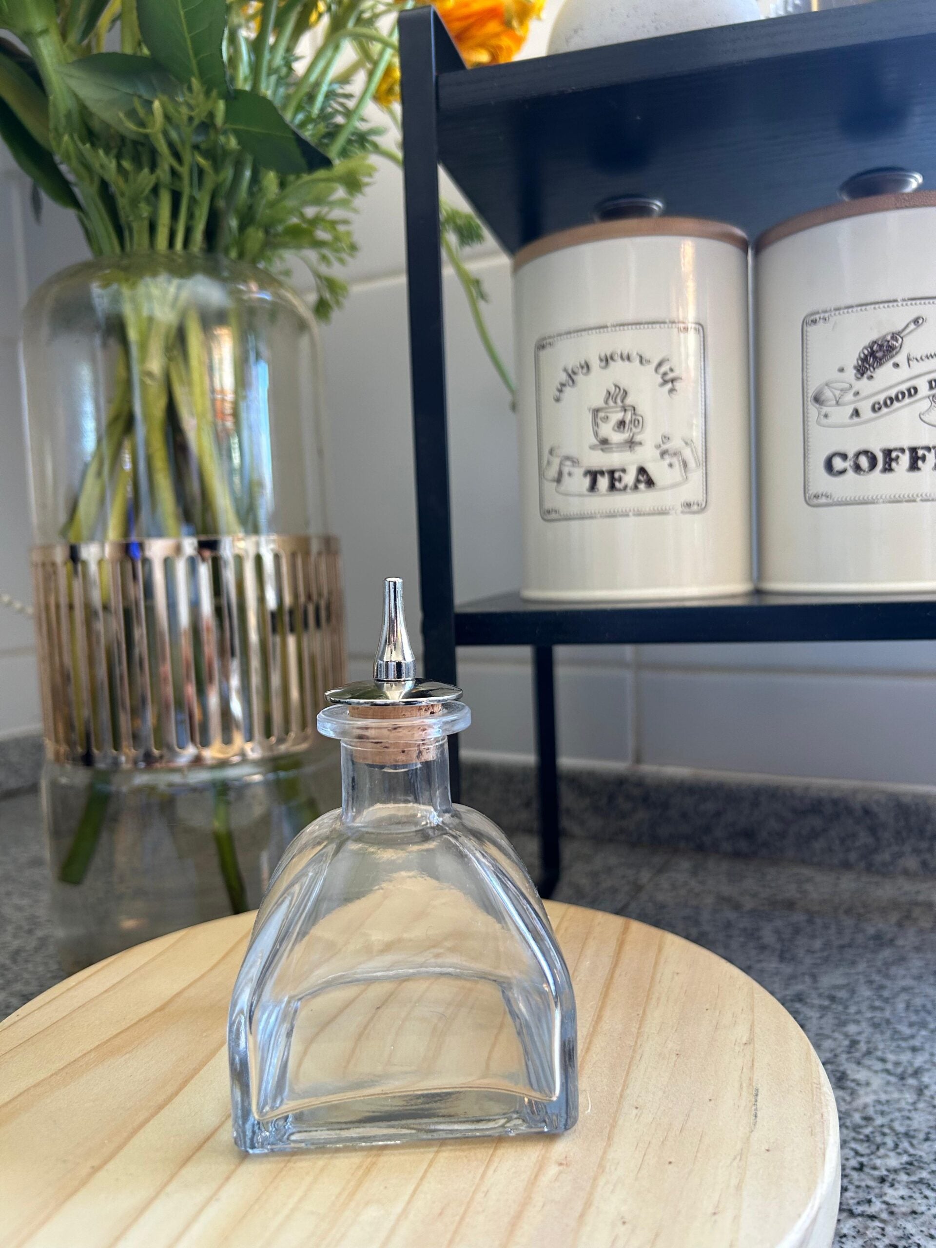 Dosificador de  endulzante, vidrio