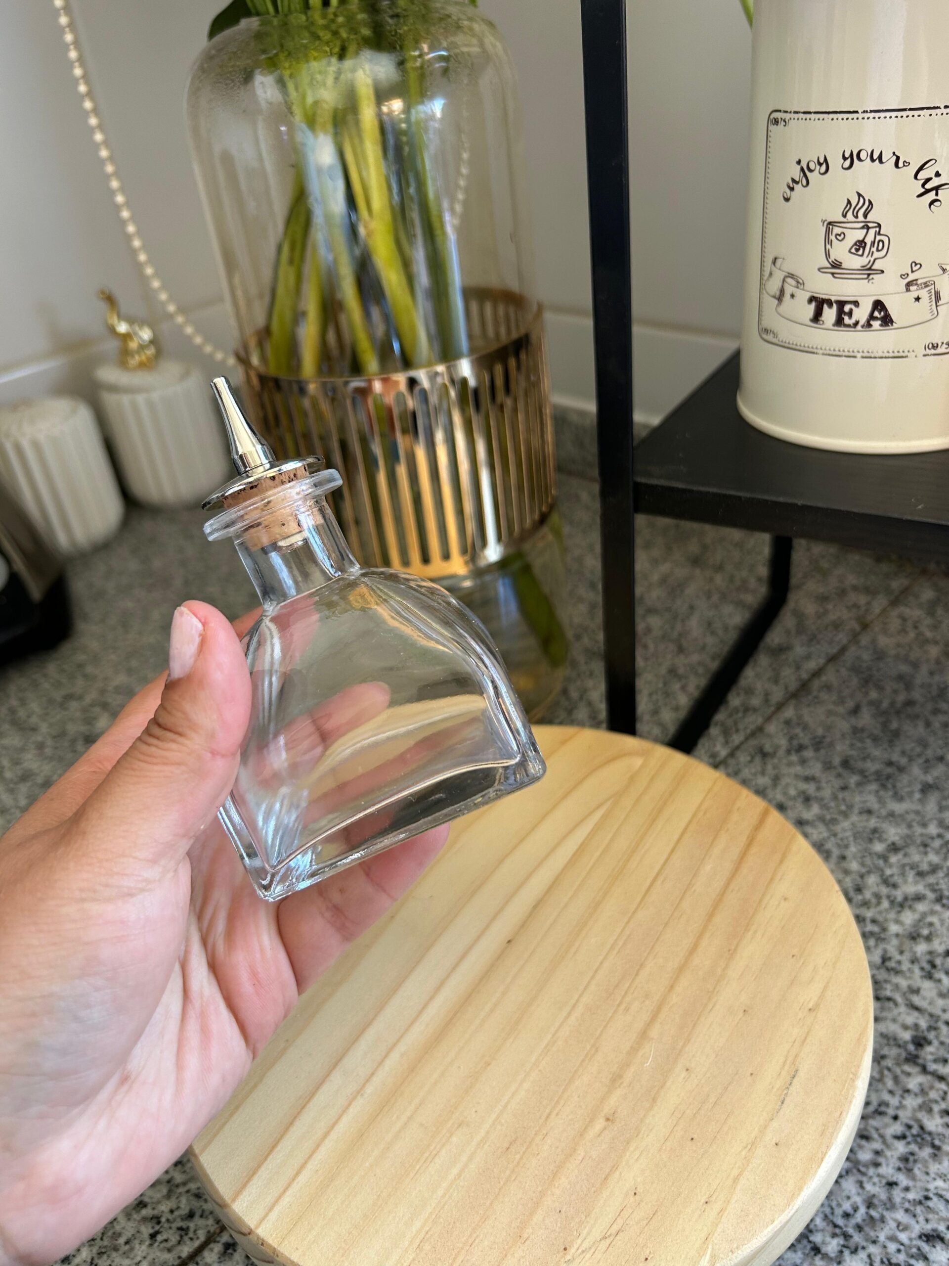 Dosificador de  endulzante, vidrio