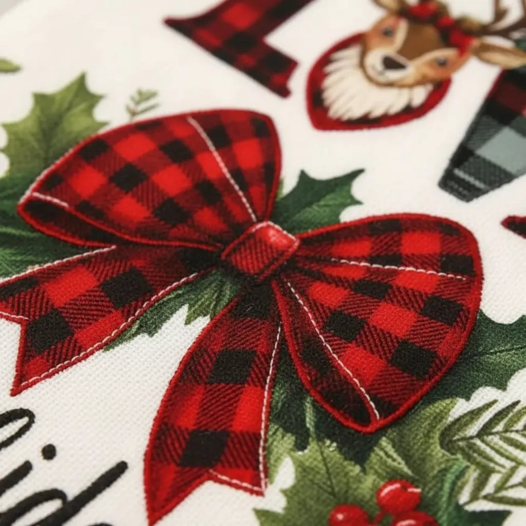 Set 2 Paños De Cocina Navideños 45 × 70 Cm · Escocés