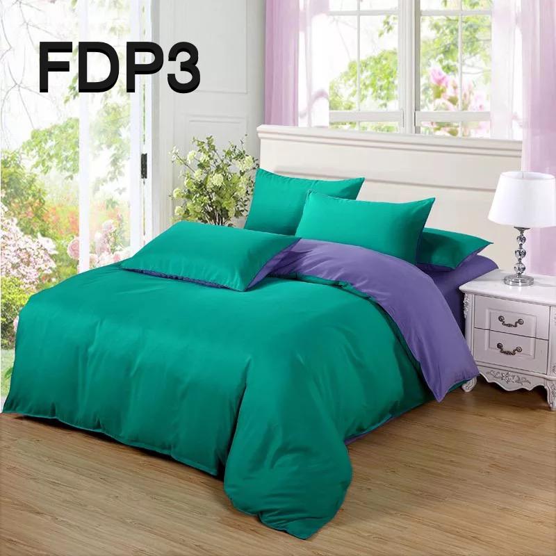 Funda de plumón bicolor