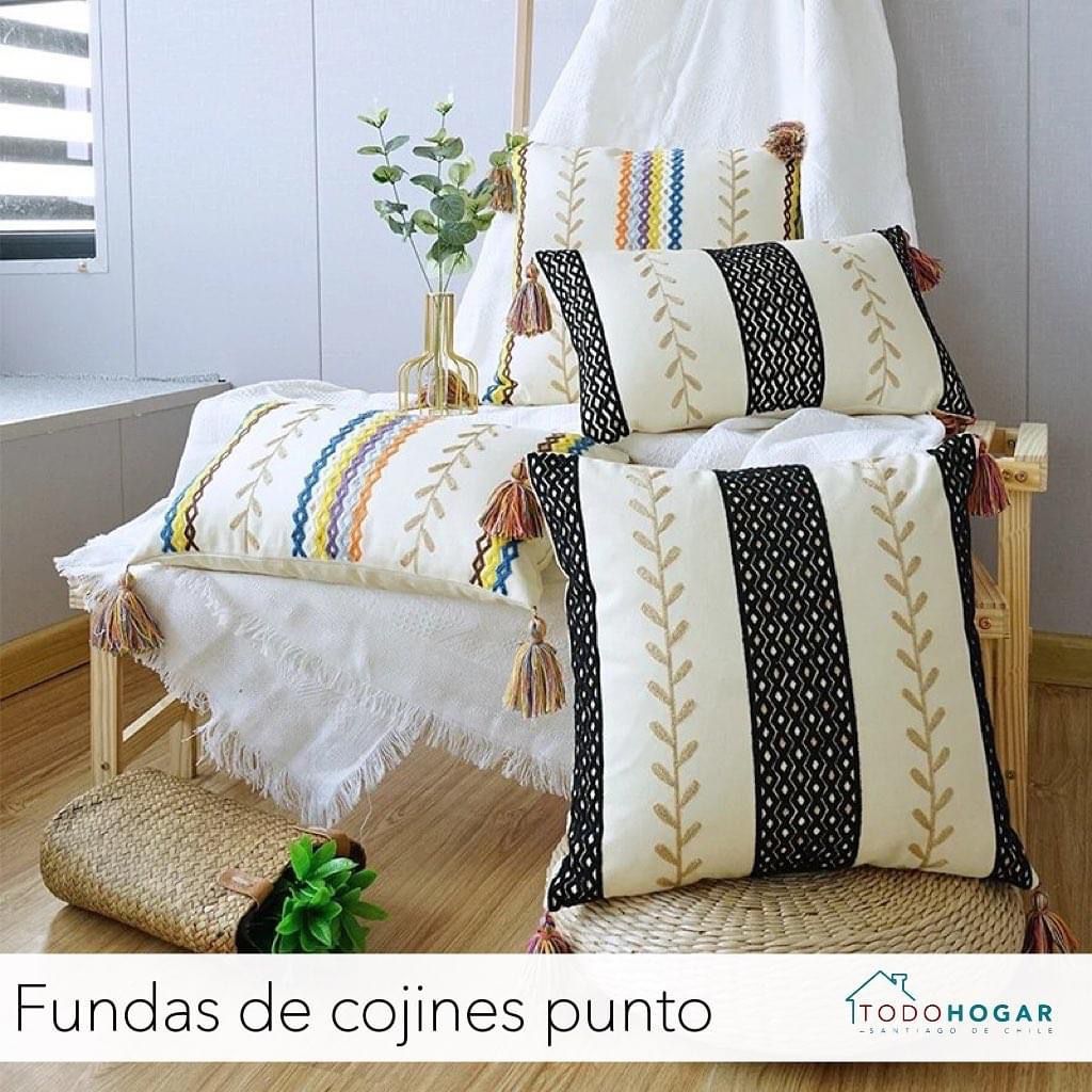 Fundas de cojines punto