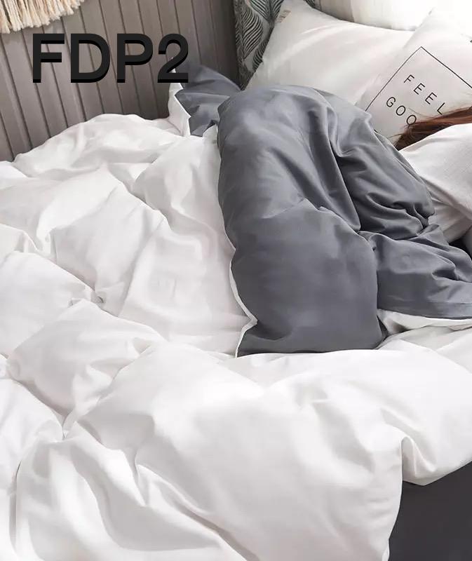 Funda de plumón bicolor