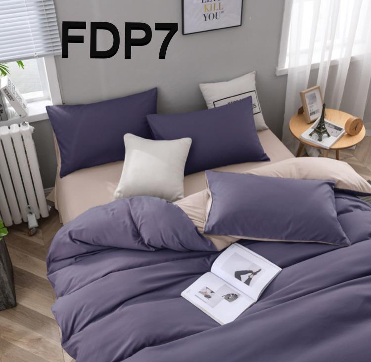 Funda de plumón bicolor