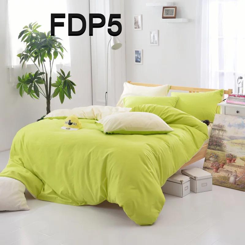 Funda de plumón bicolor