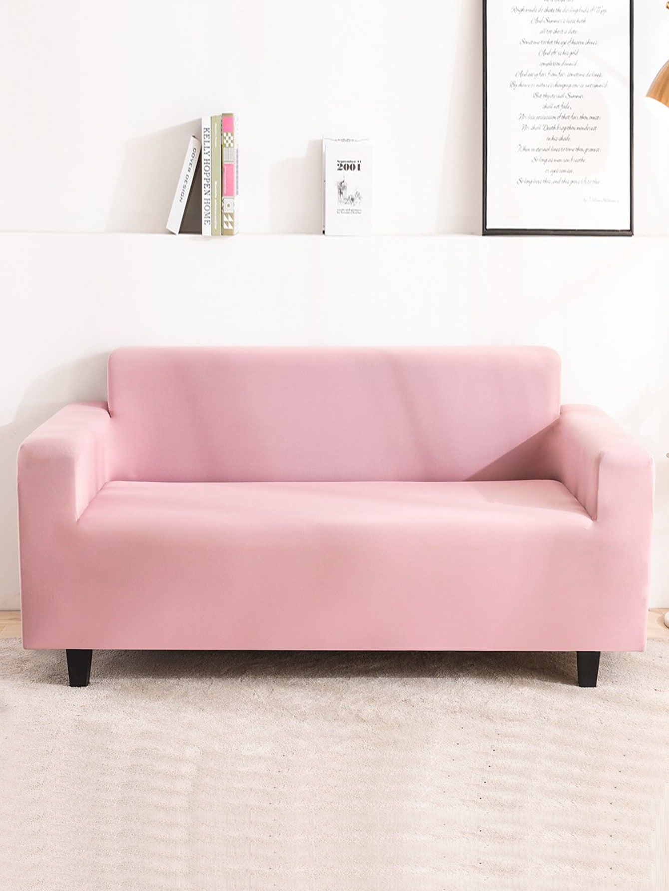 Funda de sofa, 2 cuerpos rosa