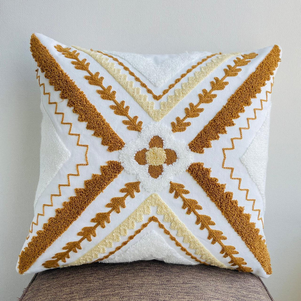 Fundas de cojines bordadas en 45x45cm