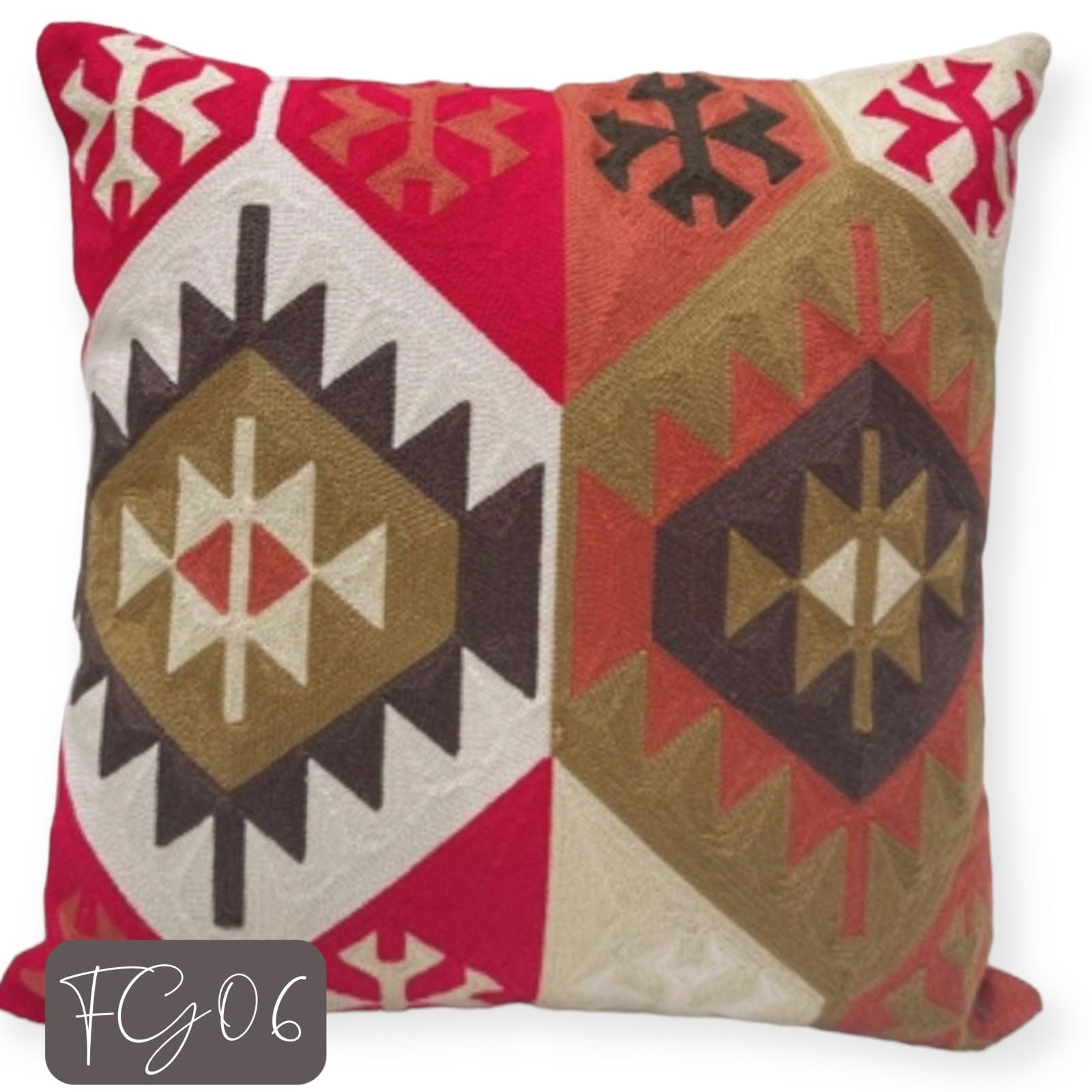 Fundas de cojines con diseños  geométricos