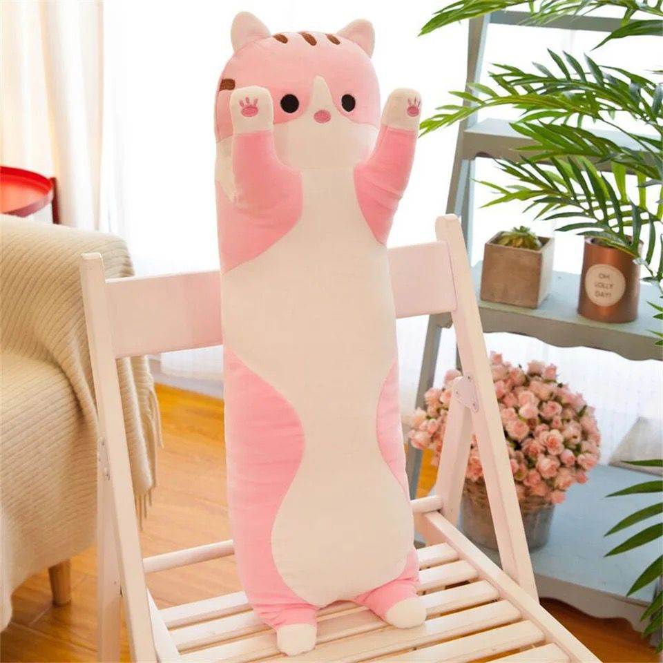 Peluche gato largo 70cm