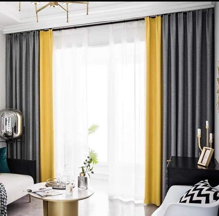 Cortinas combinadas