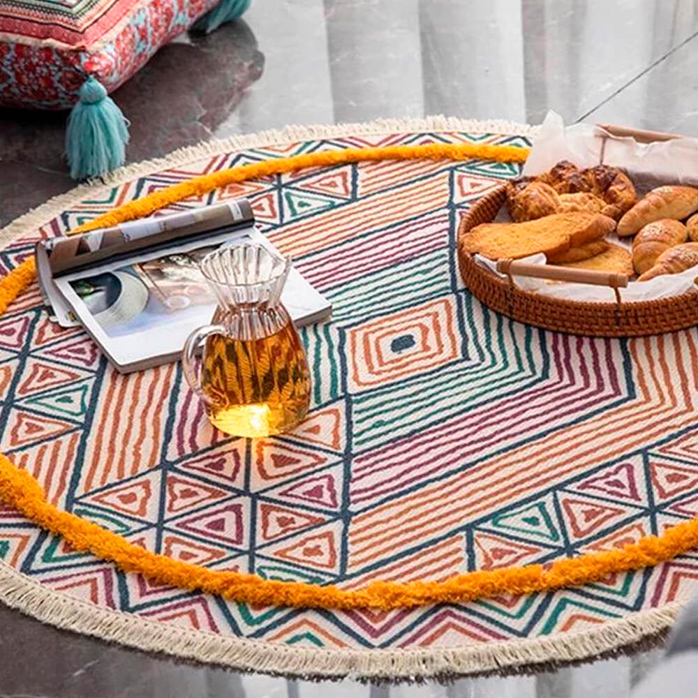Alfombra Kilim Redonda