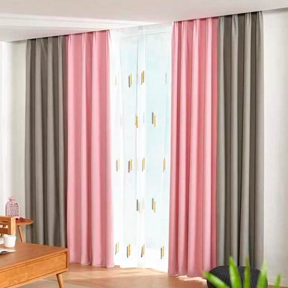 Cortinas combinadas